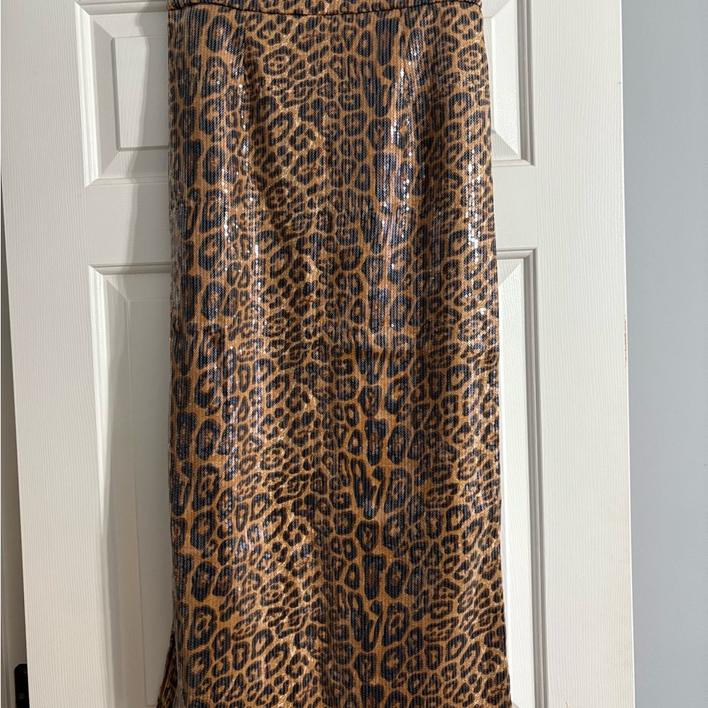 Leopard Print Women's Skirt